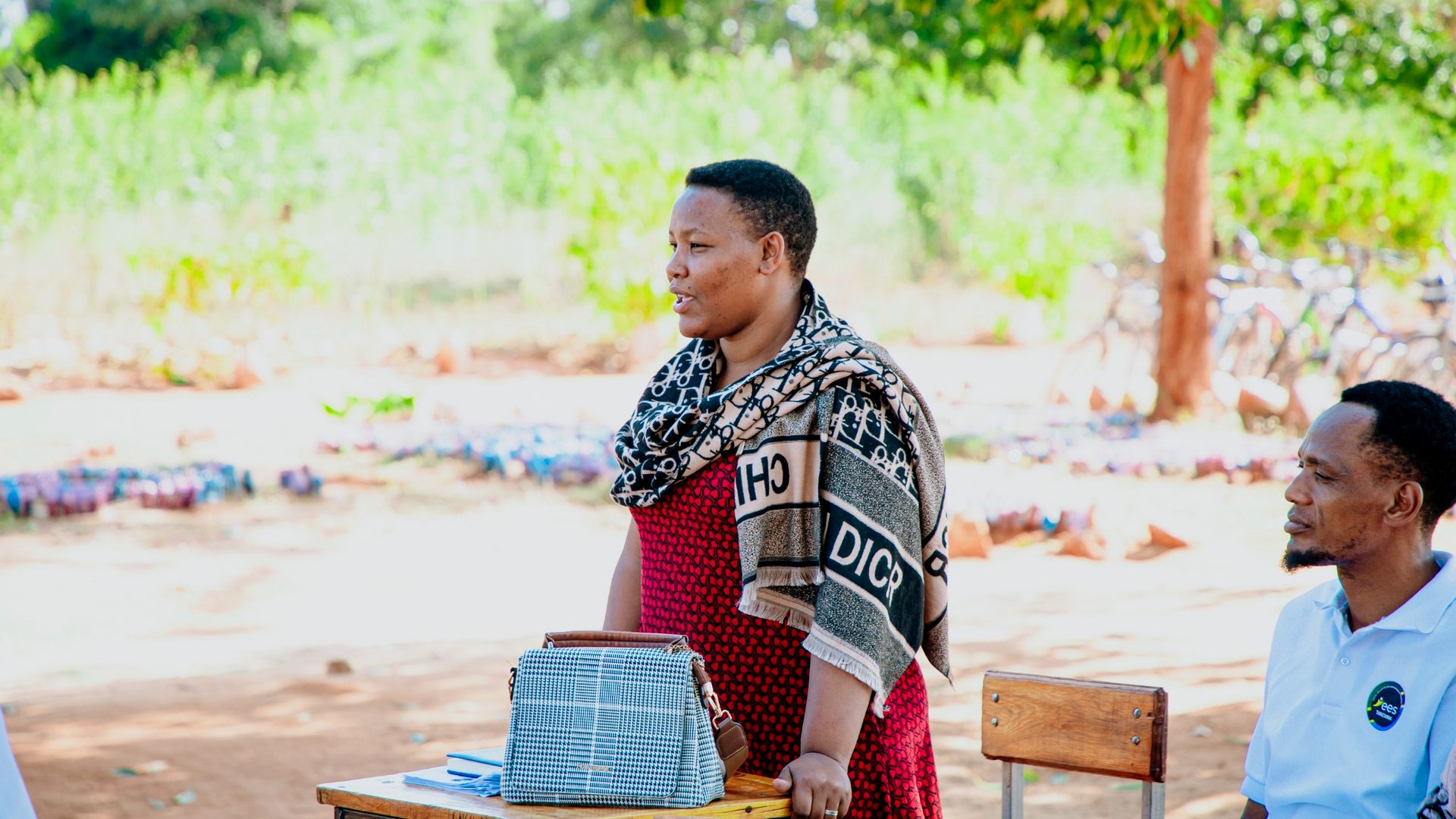 A community participant contributing during a YEES TZ session.